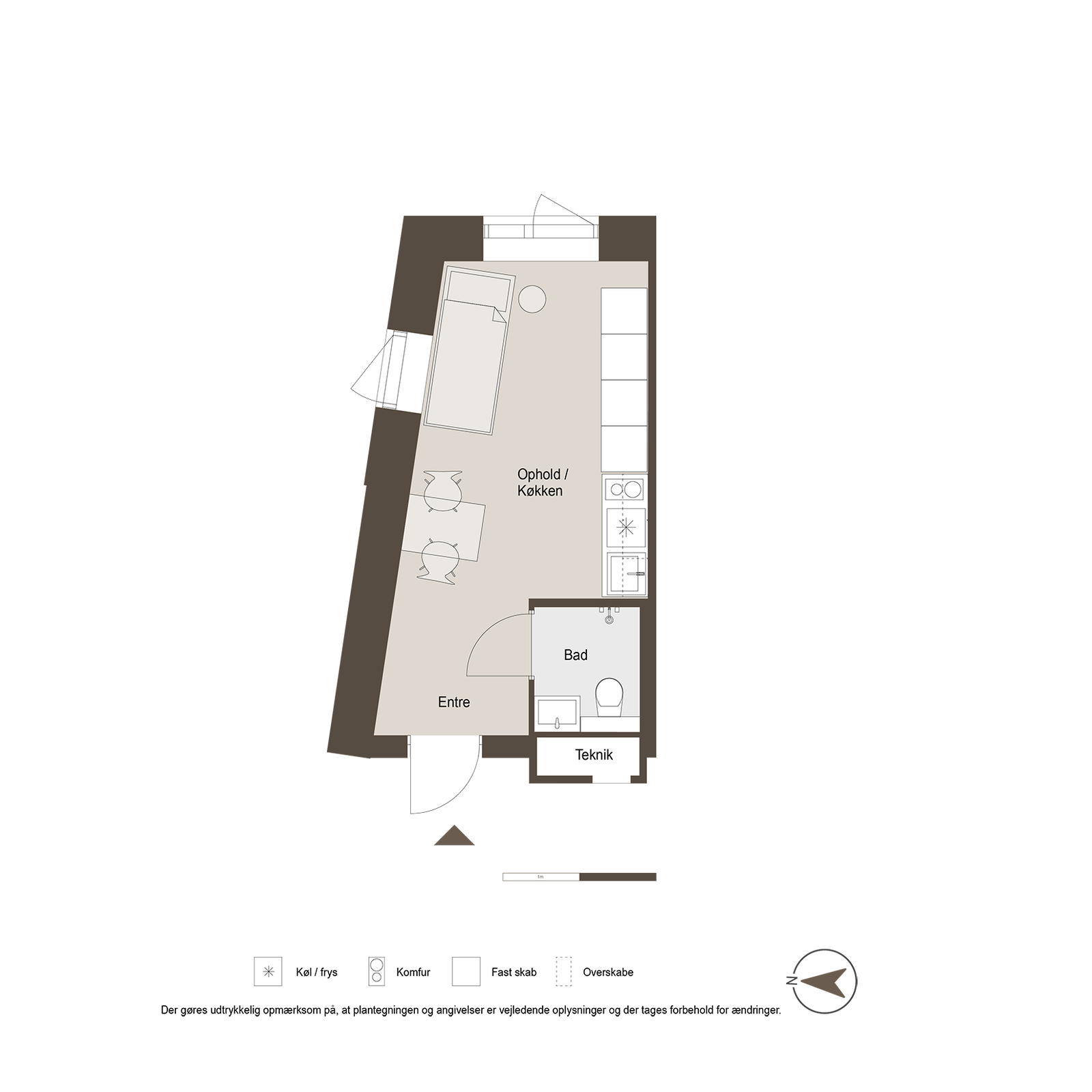 Visual presentation of the listing