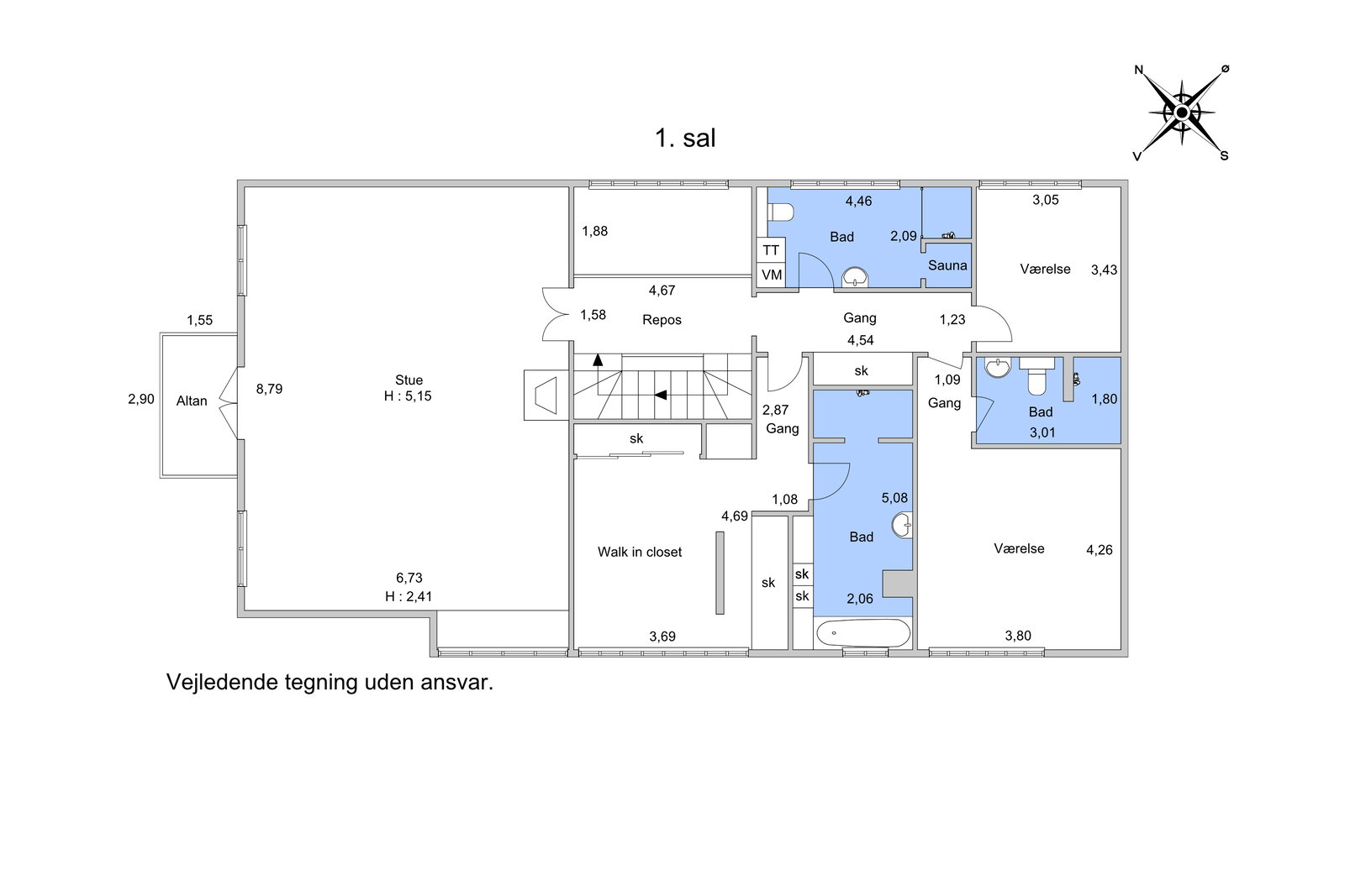Visual presentation of the listing