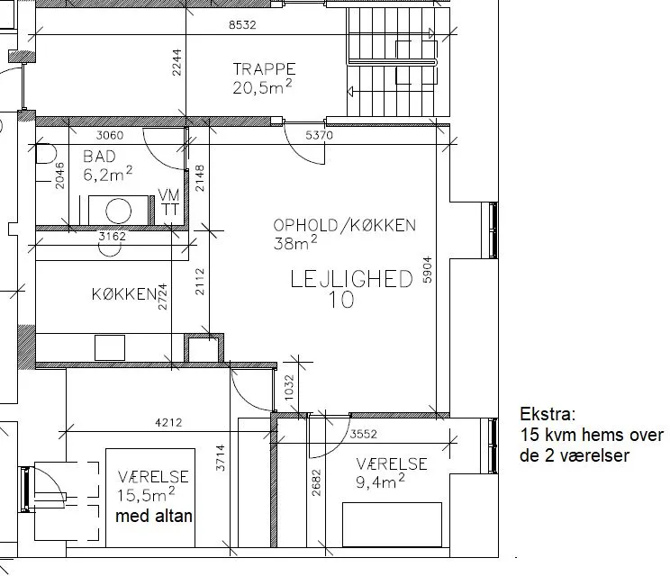 Visual presentation of the listing