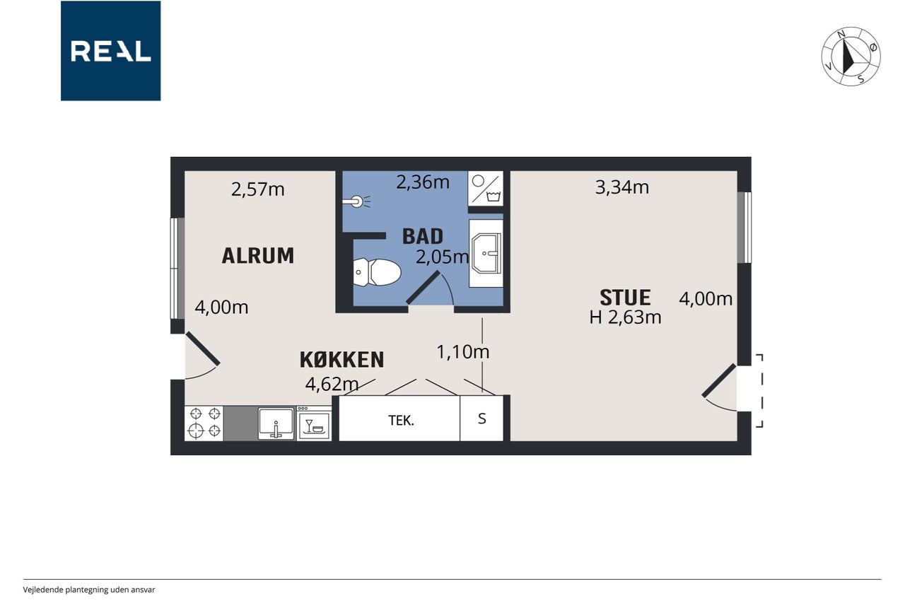 Visual presentation of the listing