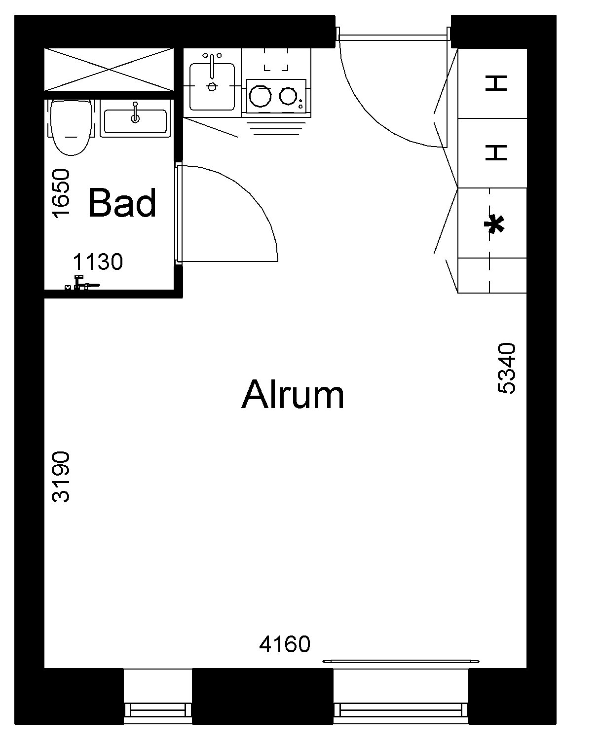Visual presentation of the listing