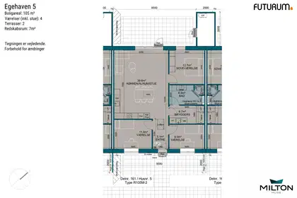 Visual presentation of the listing