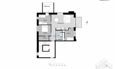 Købmandsgården-Porthuset - Lys 4 værelses lejlighed med altan i hjertet af Bagsværd - Laurentsvej, Bagsværd - 1