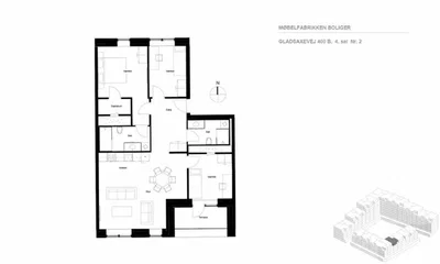 Stor 4-værelses lejlighed med plads til hele familien i lækker moderne byggeri - Gladsaxevej, Søborg - 1