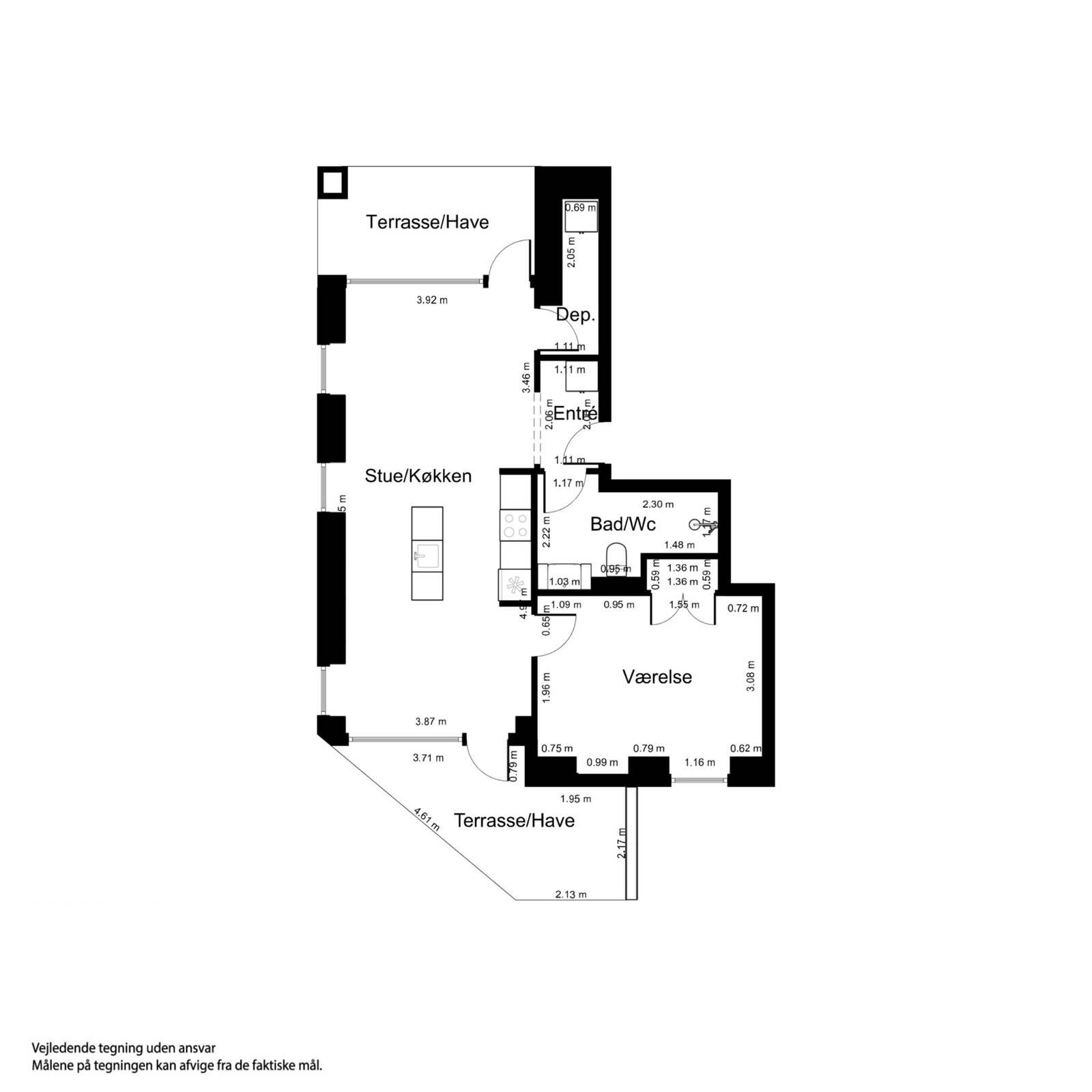 Visual presentation of the listing