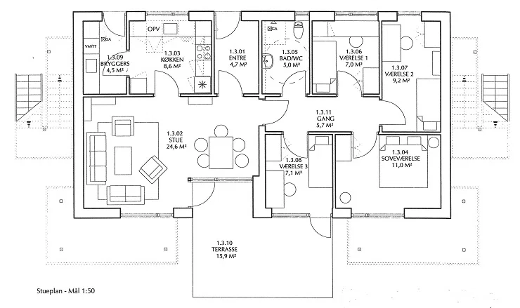 Visual presentation of the listing