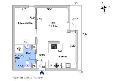 Visual presentation of the listing