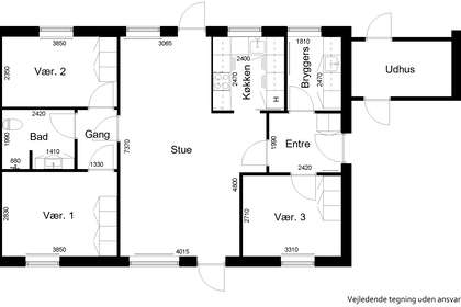 Visual presentation of the listing