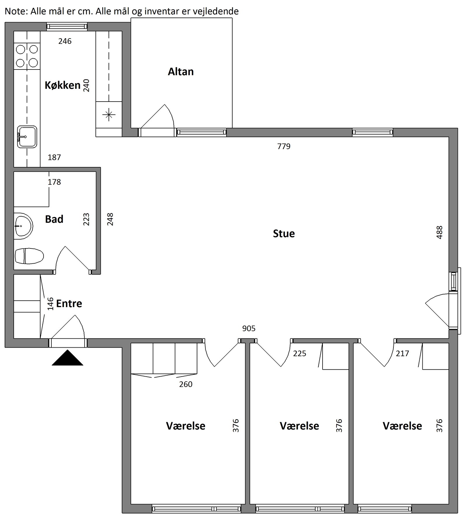 Visual presentation of the listing