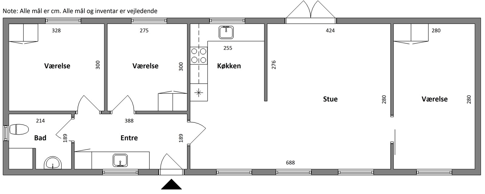 Visual presentation of the listing