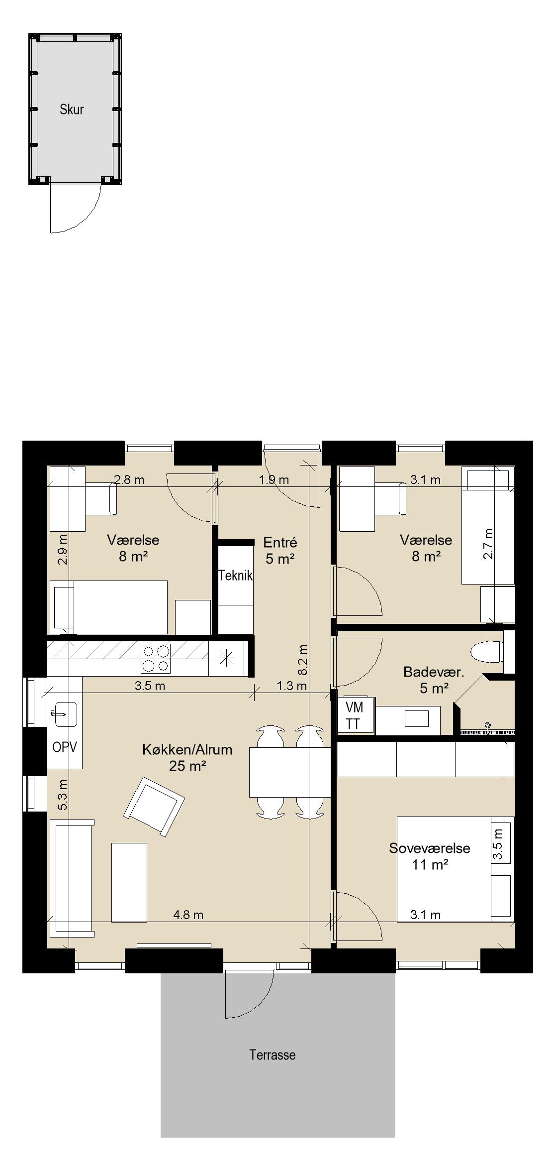 Visual presentation of the listing