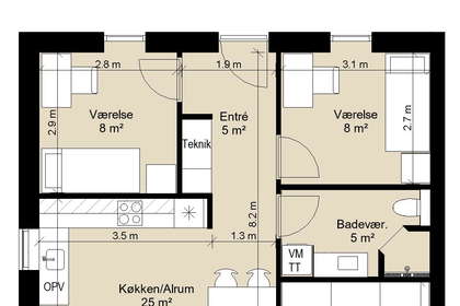 Visual presentation of the listing