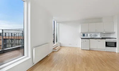 Lovely studio apartment with a large private rooftop terrace! - Svanevej, København NV - 3