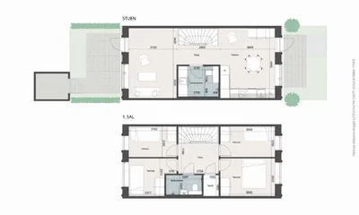 Flot og rummelig 5-værelses rækkehus i 2 plan med to badeværelser, egen terrasse og have samt eget skur med plads til opbevaring! - Jørgen Nyborgs Vej, Slagelse - 1