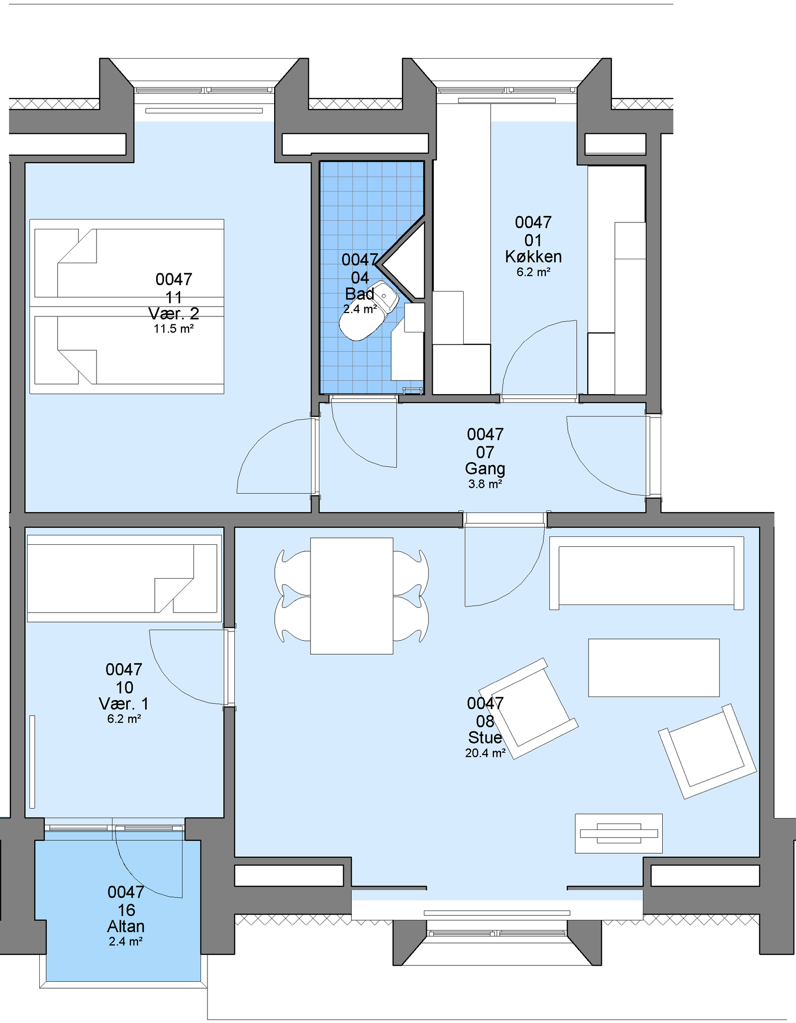 Visual presentation of the listing