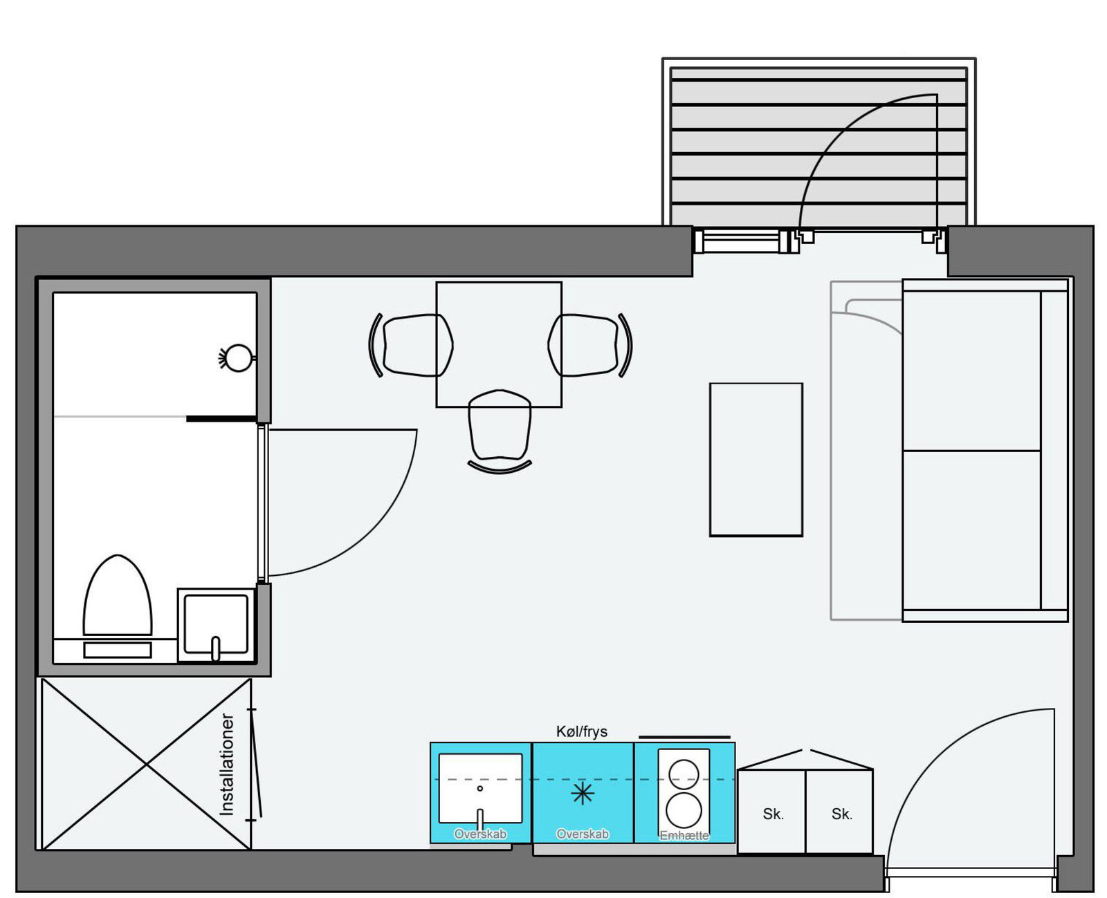 Visual presentation of the listing
