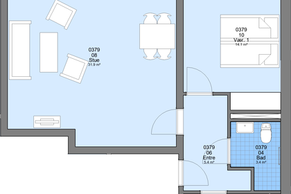 Visual presentation of the listing