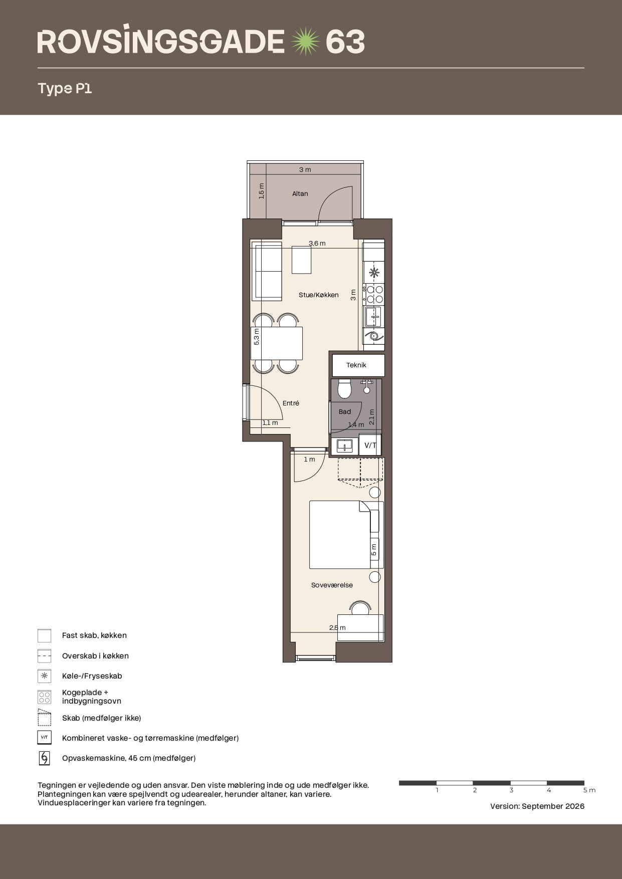 Visual presentation of the listing
