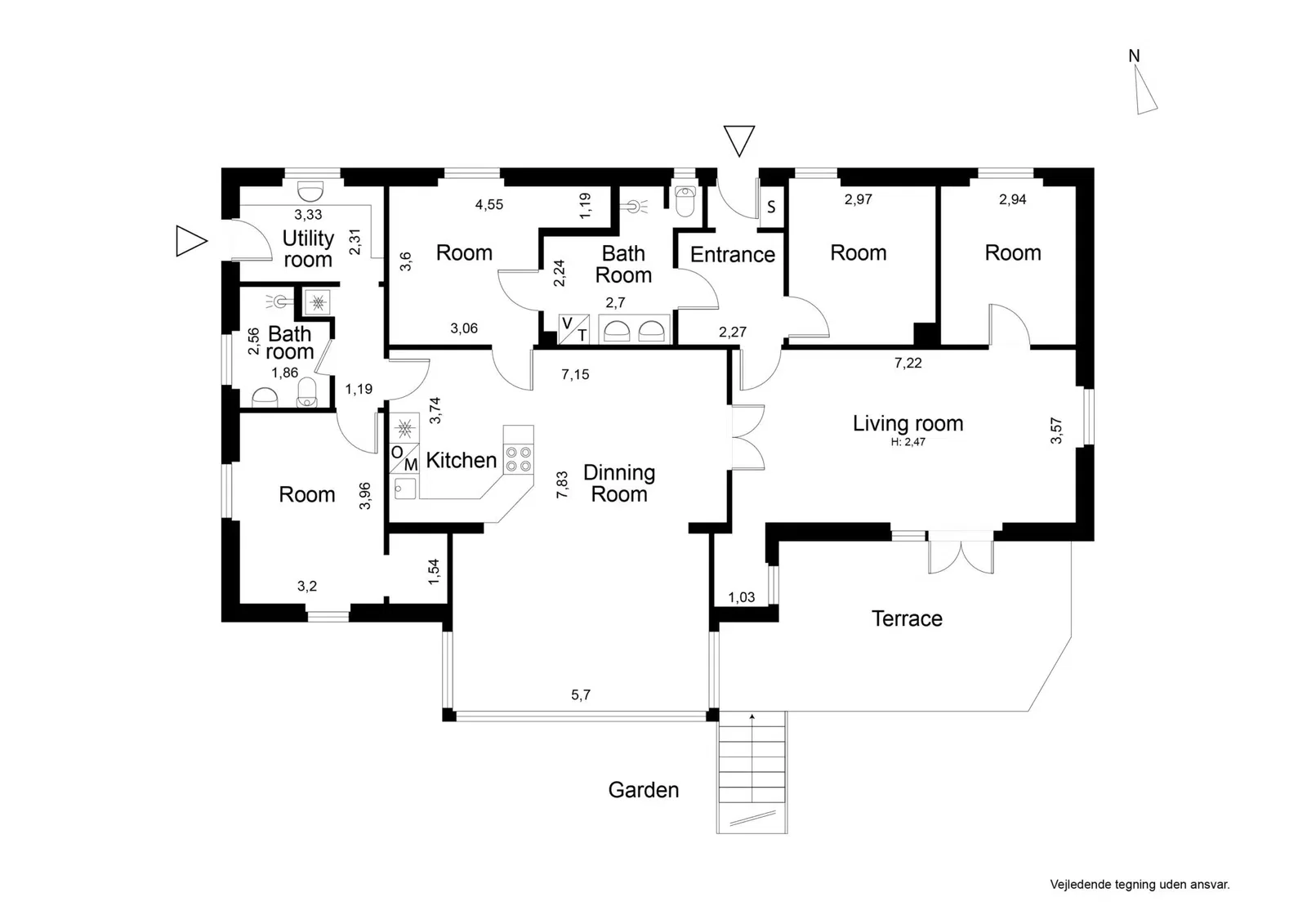 Visual presentation of the listing