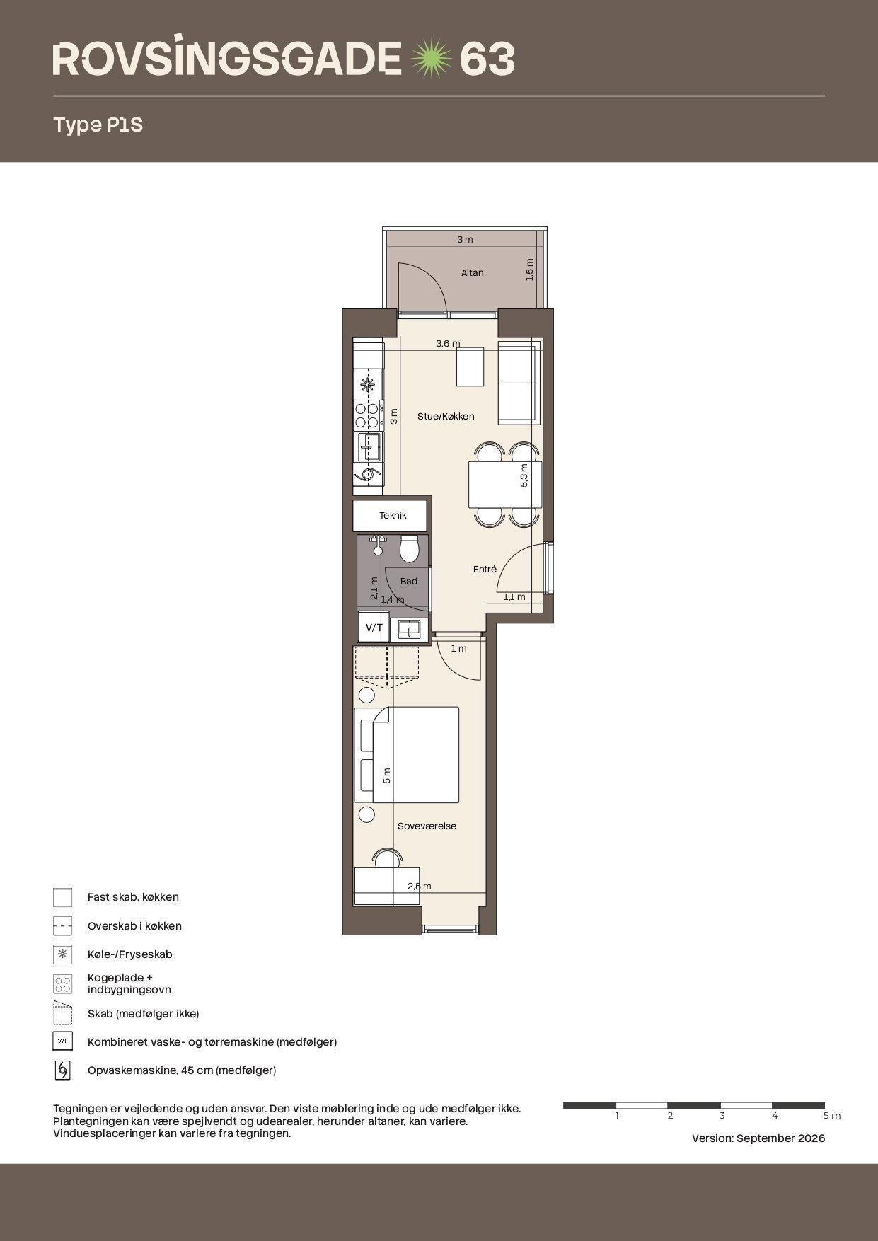 Visual presentation of the listing