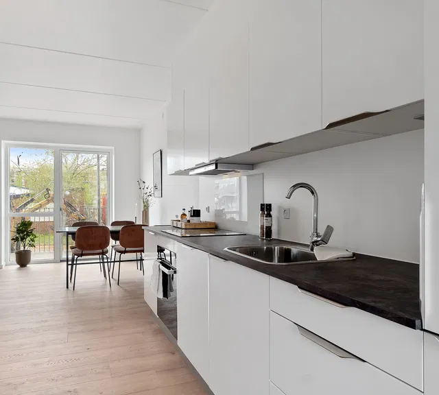 apartment Bo med udsigt til både by og natur