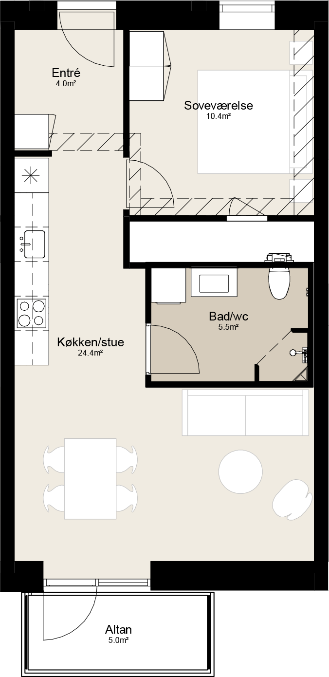 Visual presentation of the listing