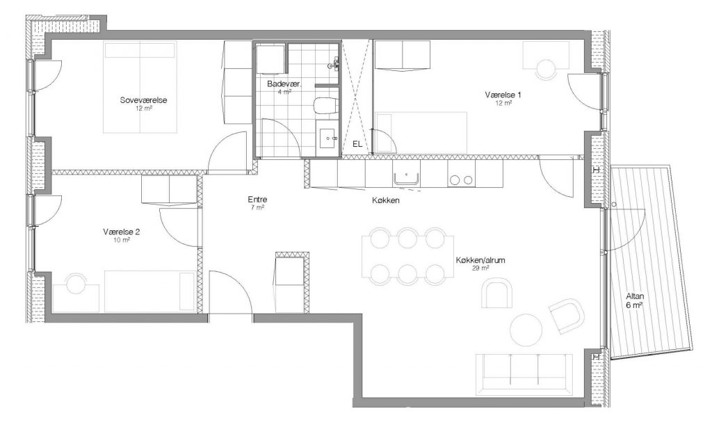 Visual presentation of the listing