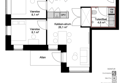 Visual presentation of the listing