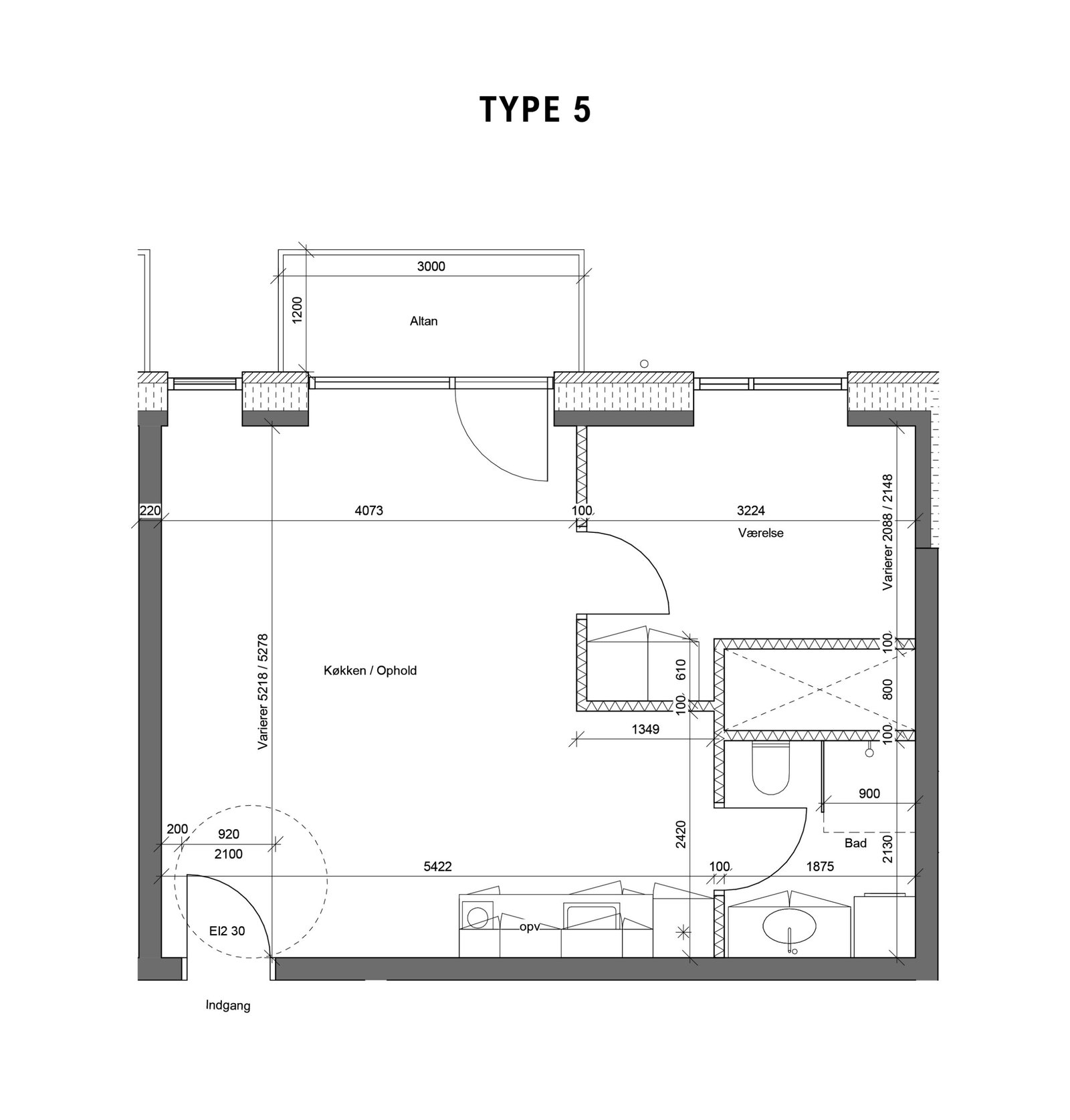 Visual presentation of the listing