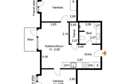 Visual presentation of the listing