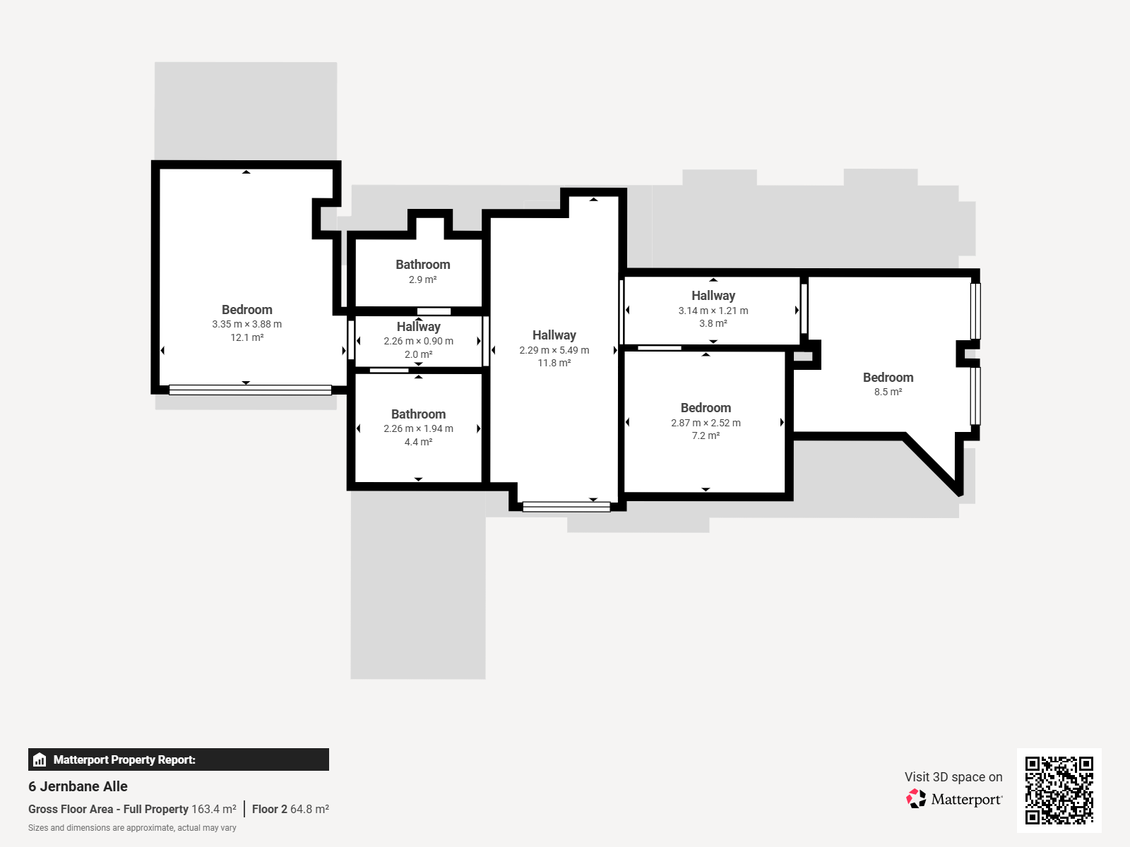 Visual presentation of the listing
