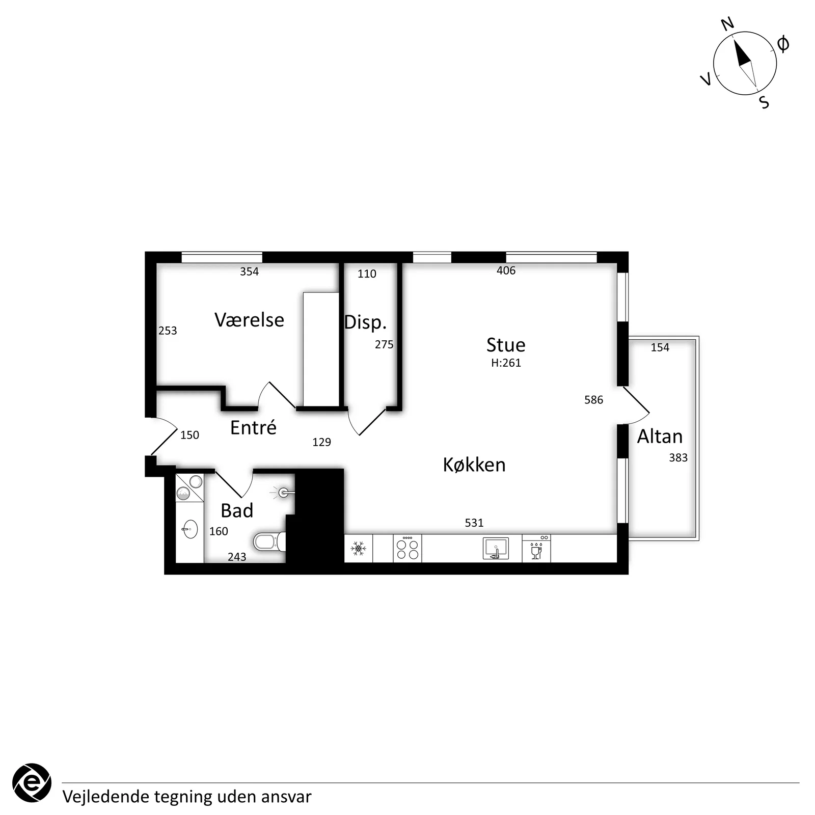 Visual presentation of the listing