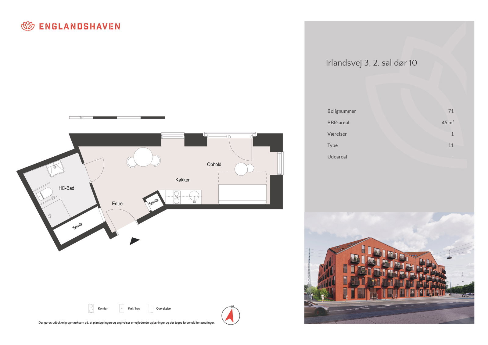 Visual presentation of the listing