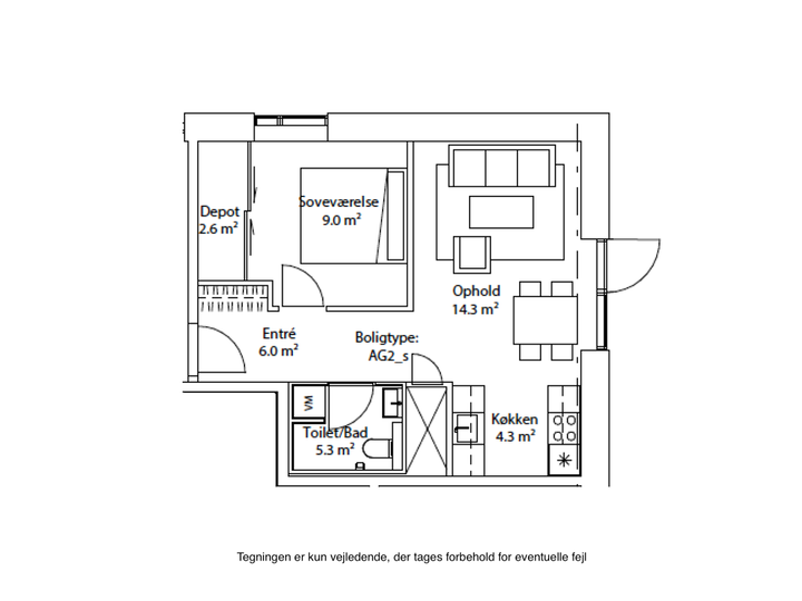 2-værelses lejlighed i stuen! - Duftrankevej, Odense V - 0