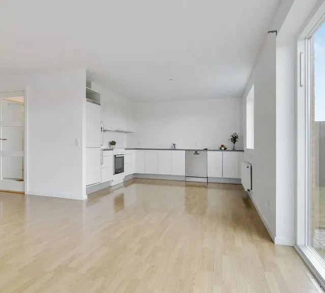 townhouse Halvt dobbelthus i børnevenlige Mejlby