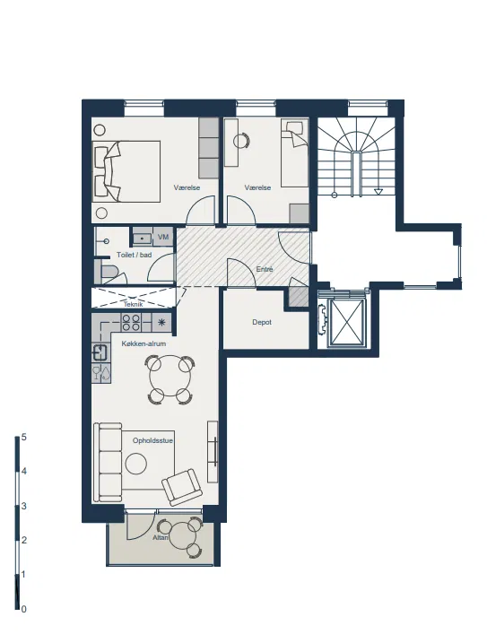 Visual presentation of the listing