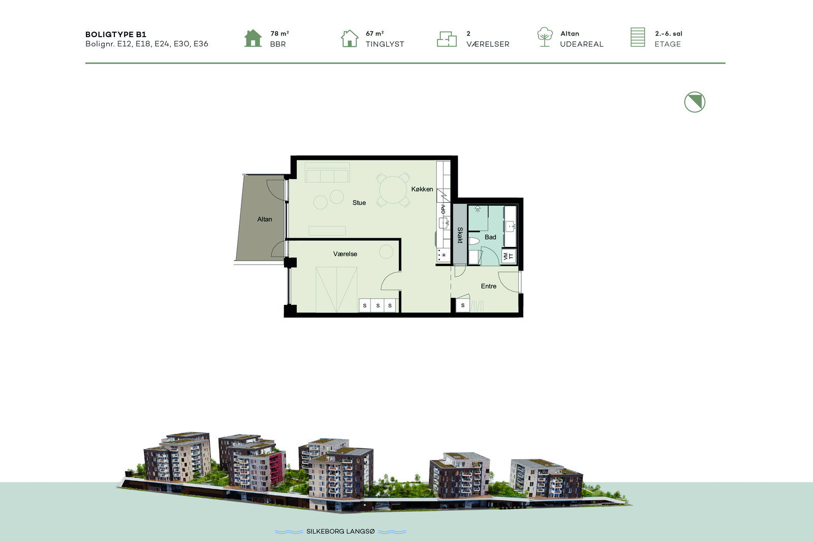 Visual presentation of the listing