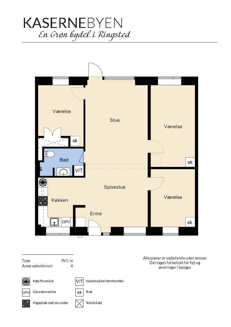 Visual presentation of the listing