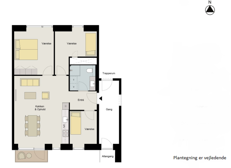 Visual presentation of the listing