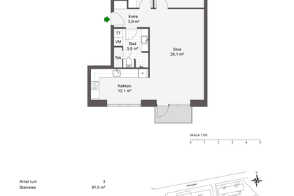 Visual presentation of the listing