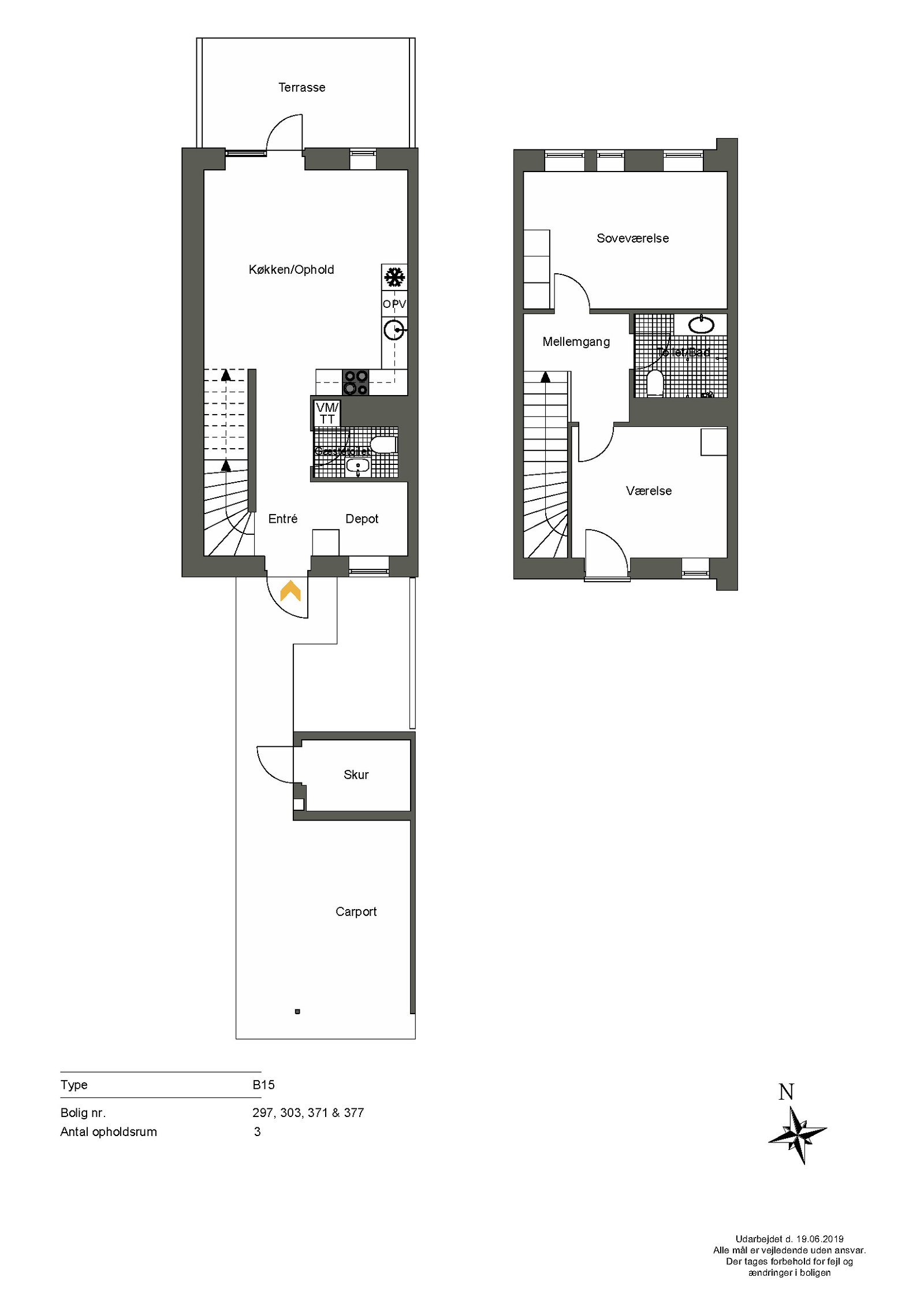Visual presentation of the listing