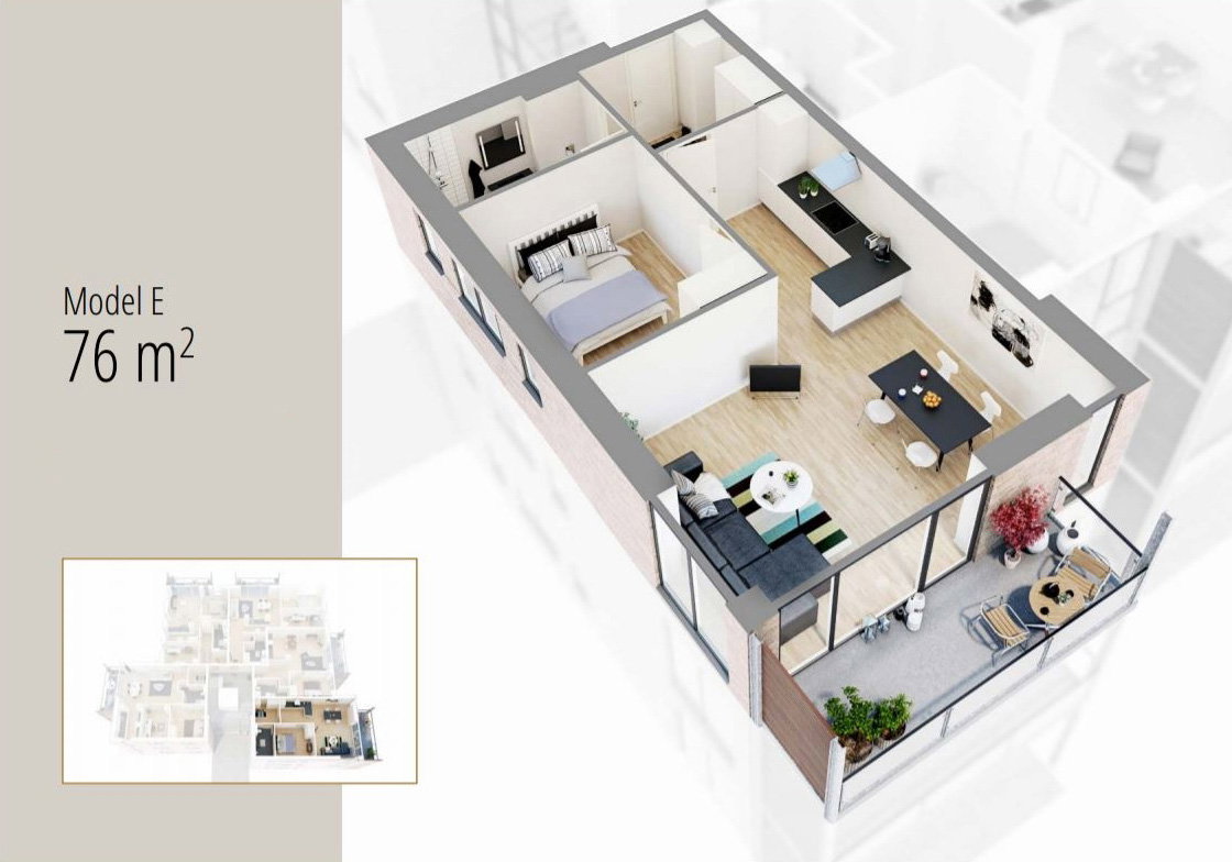 Visual presentation of the listing