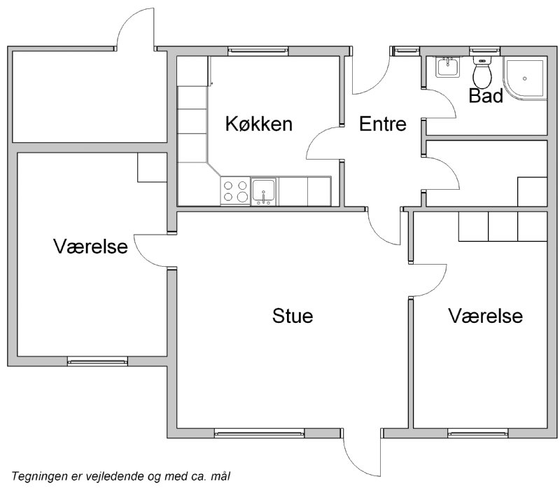 Visual presentation of the listing