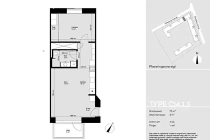 Visual presentation of the listing