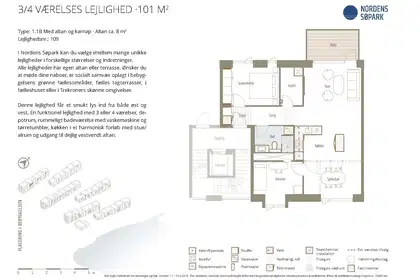 Visual presentation of the listing