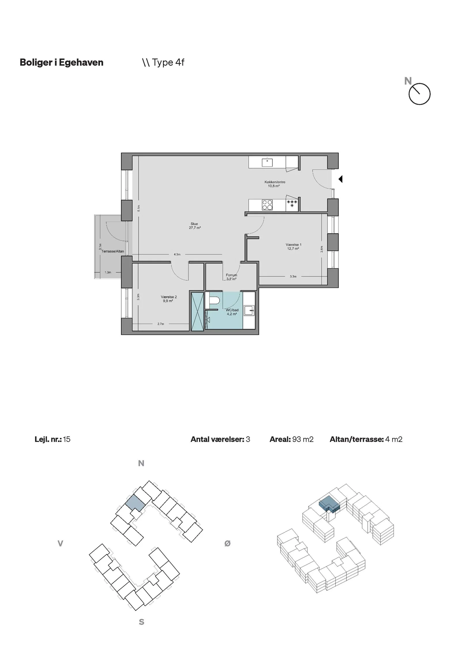 Visual presentation of the listing
