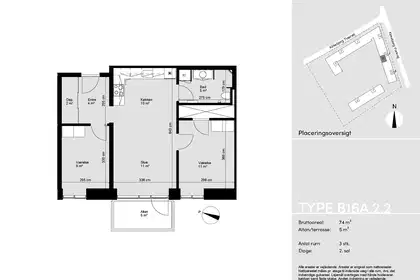 Visual presentation of the listing