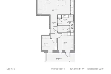 Visual presentation of the listing