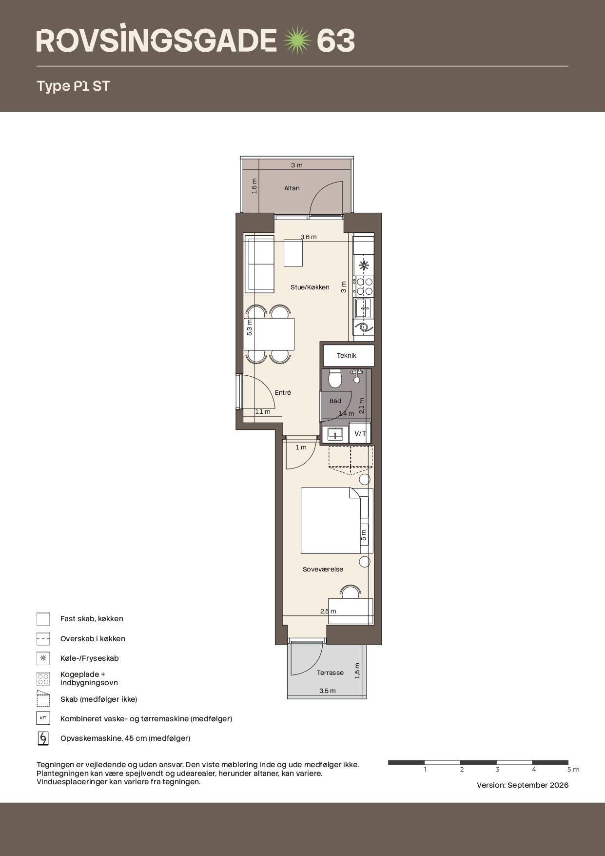 Visual presentation of the listing