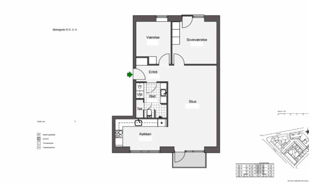 Visual presentation of the listing
